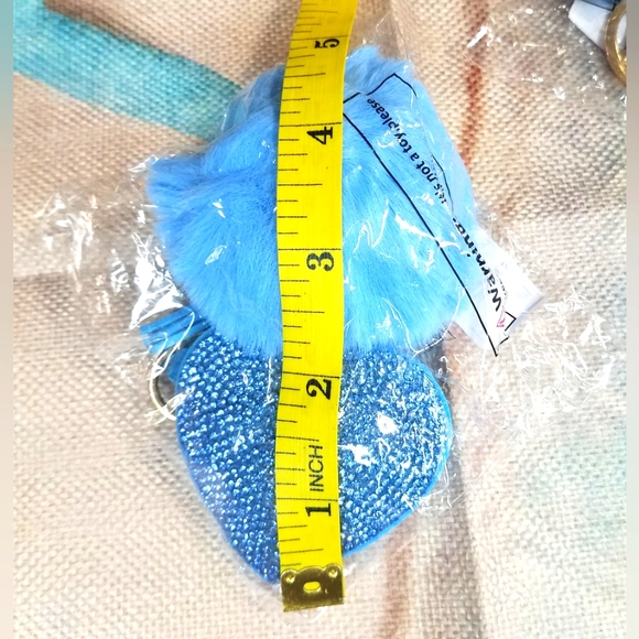 Heart Bag Charm Keychain NIP - Picture 8 of 8